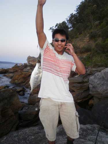 I caught a Bream in Sydney