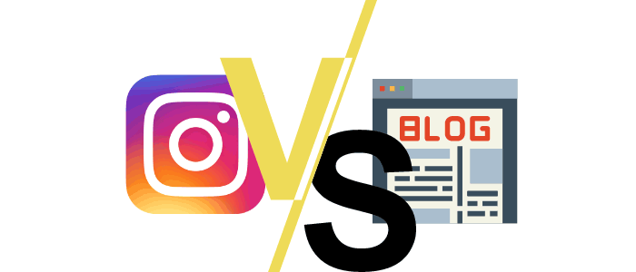 blog vs instagram