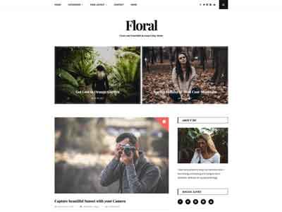 floral lite free wp theme