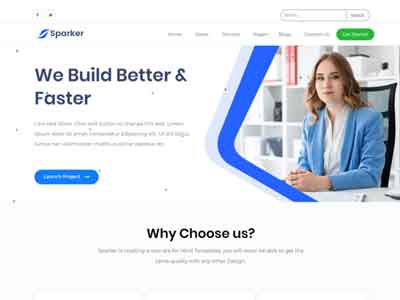 sparker free wp theme