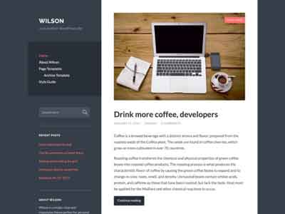 wilson free wp theme