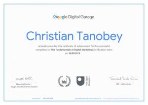 google digital garage certificate